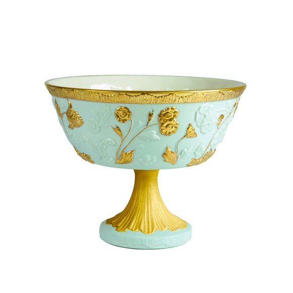 Taormina Fruit Stand Aquamarine Gold
